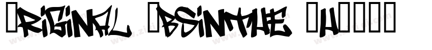 Original Absinthe Sh字体转换